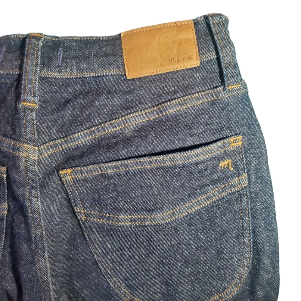 MADEWELL "The Perfect Vintage Flare" Jean Dark Wash Denim Women's Size 27 - Picture 11 of 16